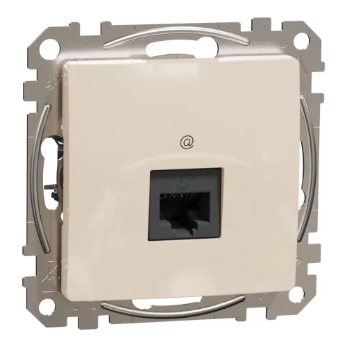 Schneider Sedna SDD112461 1x RJ45 Cat6 UTP adatcsatlakozó aljzat bézs