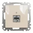 Schneider Sedna SDD112461S 1x RJ45 Cat6 STP adatcsatlakozó aljzat bézs