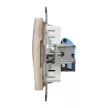 Schneider Sedna SDD112461 1x RJ45 Cat6 UTP adatcsatlakozó aljzat bézs
