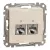 Schneider Sedna SDD112462S 2x RJ45 Cat6 STP adatcsatlakozó aljzat bézs
