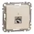 Schneider Electric SDD112466S Informatikai csatlakozóaljzat 1xRJ45, Cat6A STP, bézs burkolattal, keret nélkül, csavaros bekötés (Sedna Design / Elements)