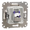 Schneider Electric SDD112466S Informatikai csatlakozóaljzat 1xRJ45, Cat6A STP, bézs burkolattal, keret nélkül, csavaros bekötés (Sedna Design / Elements)