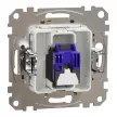 Schneider Electric SDD112466 Informatikai csatlakozóaljzat 1xRJ45, Cat6A UTP, bézs burkolattal, keret nélkül, csavaros bekötés (Sedna Design / Elements)