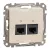 Schneider Sedna SDD112467 2x RJ45 Cat6A UTP adatcsatlakozó aljzat bézs