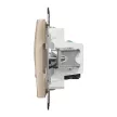 Schneider Sedna SDD112468 RJ11 RJ45 Cat6 UTP kombinált aljzat bézs