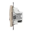 Schneider Sedna SDD112469T TV RJ45 Cat6 UTP kombinált aljzat bézs