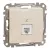 Schneider Sedna SDD112491 1x RJ11 telefonaljzat bézs süllyesztett