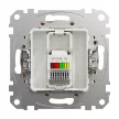 Schneider Sedna SDD112491 1x RJ11 telefonaljzat bézs süllyesztett