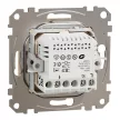 Schneider Electric SDD112502 Forgatógombos LED fényerő-szabályozó, univerzális 5-200 W, 230 V AC, bézs burkolattal, keret nélkül, csavaros bekötés (Sedna Design / Elements)