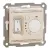 Schneider Electric SDD112506 Szobatermosztát, bézs burkolattal, keret nélkül, 16 A 230 V AC, csavaros bekötés (Sedna Design / Elements)