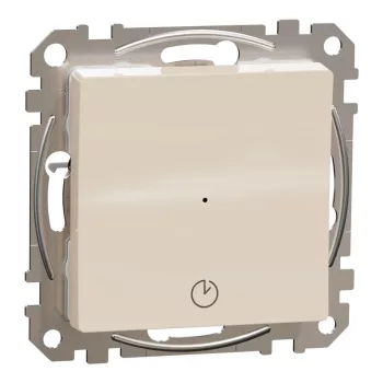   Schneider Electric SDD112508 időkapcsoló, bézs burkolattal, csavaros bekötés, kerét nélkül, süllyesztett, 10A 250V IP20 (Sedna Design / Elements)