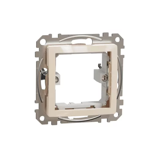Schneider Sedna SDD112905 45x45 adapter szerelőlap bézs rögzítőkeret hosszú karmokkal