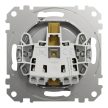 Schneider Electric SDD113026 földelt csatlakozóaljzat (dugalj), 2P+F, alumínium burkolattal, rugós bekötés, keret nélkül, süllyesztett, 16A 250V IP20 (Sedna Design / Elements)