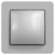 Schneider Electric SDD113101 egypólusú kapcsoló (101), alumínium burkolattal, rugós bekötés, kerét nélkül, süllyesztett, 10A 250V IP20 (Sedna Design / Elements)