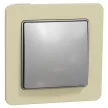 Schneider Electric SDD113101 egypólusú kapcsoló (101), alumínium burkolattal, rugós bekötés, kerét nélkül, süllyesztett, 10A 250V IP20 (Sedna Design / Elements)