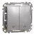 Schneider Electric SDD113104 redőnykapcsoló, alumínium burkolattal, rugós bekötés, kerét nélkül, süllyesztett, 10A 250V IP20 (Sedna Design / Elements)