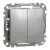Schneider Electric SDD113105 csillárkapcsoló (105), alumínium burkolattal, rugós bekötés, kerét nélkül, süllyesztett, 10A 250V IP20 (Sedna Design / Elements)