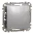 Schneider Electric SDD113106 váltókapcsoló (106), alumínium burkolattal, rugós bekötés, keret nélkül, süllyesztett, 10A 250V IP20 (Sedna Design / Elements)