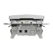 Schneider Electric SDD113106L váltókapcsoló (106), alumínium burkolattal, kék jelzőfénnyel, rugós bekötés, kerét nélkül, süllyesztett, 10A 250V IP20 (Sedna Design / Elements)