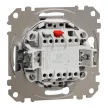 Schneider Electric SDD113106 váltókapcsoló (106), alumínium burkolattal, rugós bekötés, keret nélkül, süllyesztett, 10A 250V IP20 (Sedna Design / Elements)