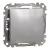 Schneider Electric SDD113111 egypólusú nyomó (N101), alumínium burkolattal, rugós bekötés, kerét nélkül, süllyesztett, 10A 250V IP20 (Sedna Design / Elements)