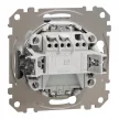 Schneider Electric SDD113121 kártyás kapcsoló, alumínium burkolattal, rugós bekötés, kerét nélkül, süllyesztett, 10A 250V IP20 (Sedna Design / Elements)