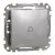 Schneider Electric SDD113131 egypólusú nyomó (N101), alumínium burkolattal, csengőjellel, rugós bekötés, kerét nélkül, süllyesztett, 10A 250V IP20 (Sedna Design / Elements)