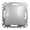 Schneider Electric SDD113166 váltókapcsoló (106), alumínium burkolattal, rugós bekötés, kerét nélkül, süllyesztett, 16A 250V IP20 (Sedna Design / Elements)