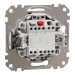 Schneider Electric SDD113166 váltókapcsoló (106), alumínium burkolattal, rugós bekötés, kerét nélkül, süllyesztett, 16A 250V IP20 (Sedna Design / Elements)