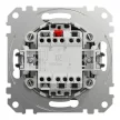 Schneider Electric SDD113166 váltókapcsoló (106), alumínium burkolattal, rugós bekötés, kerét nélkül, süllyesztett, 16A 250V IP20 (Sedna Design / Elements)
