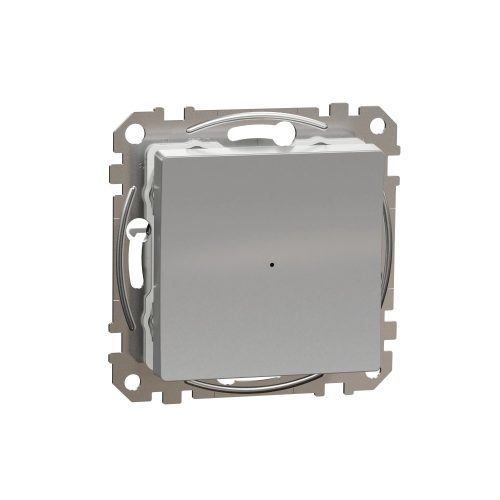 Schneider Electric SDD113388 Wiser Intelligens kapcsoló, időzítő funkcióval, 10A, alumínium burkolattal, keret nélkül, csavaros bekötés (Sedna Design / Elements)