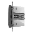 Schneider Electric SDD113404 Dupla USB töltő A+C típusú 3A - 45W, alumínium burkolattal, keret nélkül, csavaros bekötés (Sedna Design / Elements)