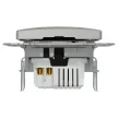 Schneider Electric SDD113405 Dupla USB töltő A+C típusú 3A - 21W, alumínium burkolattal, keret nélkül, csavaros bekötés (Sedna Design / Elements)