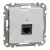 Schneider Electric SDD113451 Informatikai csatlakozóaljzat 1xRJ45, Cat5e UTP, alumínium burkolattal, keret nélkül, csavaros bekötés (Sedna Design / Elements)