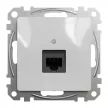 Schneider Electric SDD113451 Informatikai csatlakozóaljzat 1xRJ45, Cat5e UTP, alumínium burkolattal, keret nélkül, csavaros bekötés (Sedna Design / Elements)