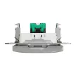 Schneider Electric SDD113451 Informatikai csatlakozóaljzat 1xRJ45, Cat5e UTP, alumínium burkolattal, keret nélkül, csavaros bekötés (Sedna Design / Elements)
