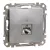 Schneider Sedna SDD113461S 1x RJ45 Cat6 STP adatcsatlakozó aljzat alumínium