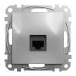 Schneider Electric SDD113461 Informatikai csatlakozóaljzat 1xRJ45, Cat6 UTP, alumínium burkolattal, keret nélkül, csavaros bekötés (Sedna Design / Elements)