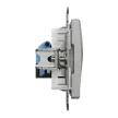 Schneider Sedna SDD113461 1x RJ45 Cat6 UTP adatcsatlakozó aljzat alumínium