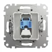 Schneider Sedna SDD113461 1x RJ45 Cat6 UTP adatcsatlakozó aljzat alumínium
