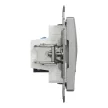 Schneider Sedna SDD113462 2x RJ45 Cat6 UTP adatcsatlakozó aljzat alumínium