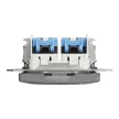 Schneider Sedna SDD113462 2x RJ45 Cat6 UTP adatcsatlakozó aljzat alumínium