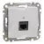 Schneider Electric SDD113466 Informatikai csatlakozóaljzat 1xRJ45, Cat6A UTP, alumínium burkolattal, keret nélkül, csavaros bekötés (Sedna Design / Elements)