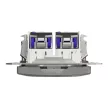 Schneider Sedna SDD113467S 2x RJ45 Cat6A STP adatcsatlakozó aljzat alumínium
