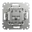 Schneider Sedna SDD113474R TV/R aljzat átmenő 7 dB alumínium