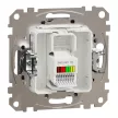 Schneider Sedna SDD113491 1x RJ11 telefonaljzat alumínium süllyesztett