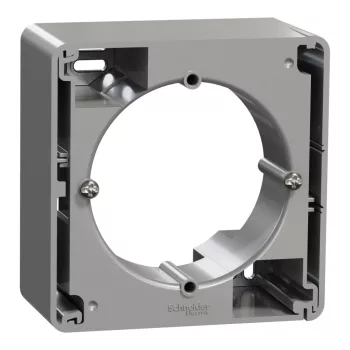   Schneider Electric SDD113901 1-es alumínium sorolható (vízszintes és függőleges elhelyezéssel) kiemelő keret, IP20 szerelvényekhez (Sedna Design)