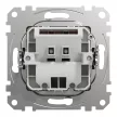 Schneider Electric SDD113903 Kábelkivezető alumínium burkolattal, keret nélkül (Sedna Design / Elements)