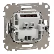Schneider Electric SDD113903 Kábelkivezető alumínium burkolattal, keret nélkül (Sedna Design / Elements)