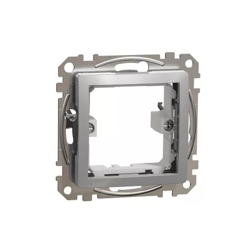 Schneider Sedna SDD113905 45x45 adapter szerelőlap alumínium rögzítőkeret hosszú karmokkal